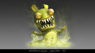 Un Lapin alien tué par liquéfaction.