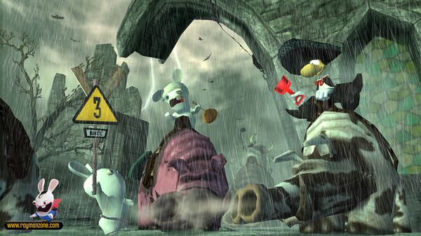 Rayman contre les Lapins encore plus Crétins - Wii - Jeu Occasion Pas