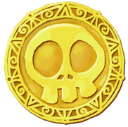 Vue détaillée d'une Pièce de la mort de Rayman Origins.