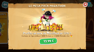 Présentation du Méga Pack Marathon.