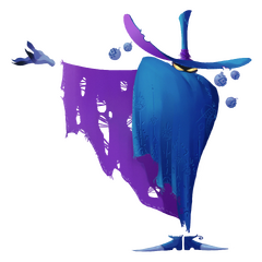 Mr Dark, tel qu'il apparaîtra dans Rayman Mini.