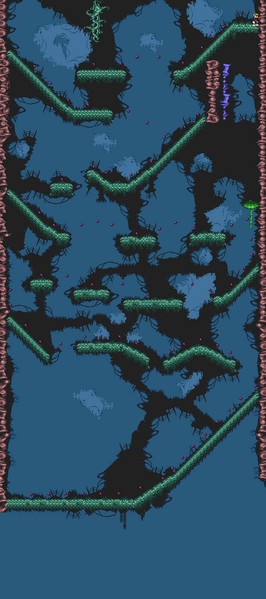 La map de la version Game Boy Color.
