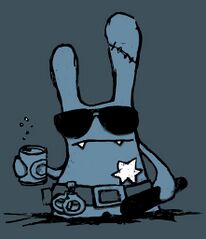 Concept art d'un Lapin Specteur.