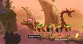 Les précédents designs envisagés pour Amazonia, intégrés ici dans Rayman Adventures.