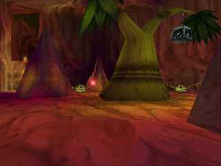 Un duo de Mini Jano dans le Sanctuaire de Pierre et de Feu.