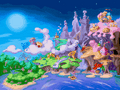 Mapa świata, przedstawiona w Rayman Advance