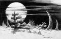 Concept art du Désert des Knaarens.