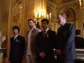 从左至右：宫本茂、米歇尔·安塞尔、Frédérick Raynal 和 Renaud Donnedieu de Vabres。
