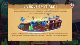 La description de la Roue Spatiale.