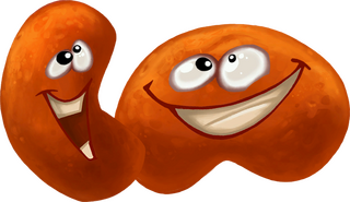 Deux haricots de Rayman Legends.