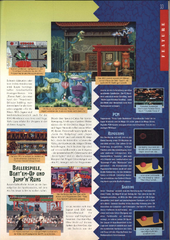 Article du numéro 11 du magazine allemand Maniac datant de septembre 1994, qui mentionne la version Jaguar de Rayman.