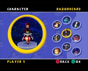 Barbe-Tranchante dans Rayman Arena.