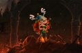 Barbara dans la première bande-annonce de Rayman Legends.