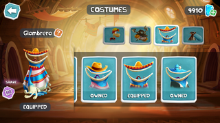 Glombrero dans la Galerie des Costumes.