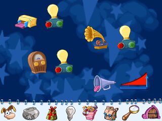 Les options dans Rayman Maternelle et Rayman CP.