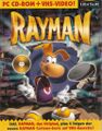 Avant de la jaquette d'une réédition allemande de la version PC du premier jeu Rayman accompagnée du dessin animé Rayman.