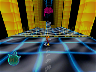 Une ligne faisant office de point de contrôle.