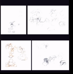 Concept arts de Rayman, réalisés pour le premier jeu Rayman.