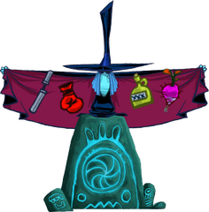 Mr Dark, tel qu'il devait apparaître dans Rayman Origins.