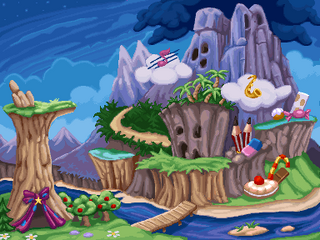 La carte du monde du jeu.