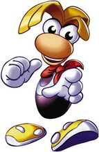 Rayman,come appare nel gioco originale.