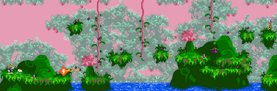 La map de la version Game Boy Color.