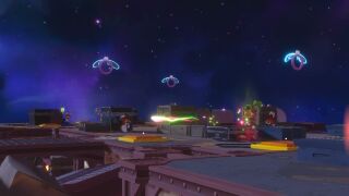 Rayman tirant avec son Blaster-Vortex.