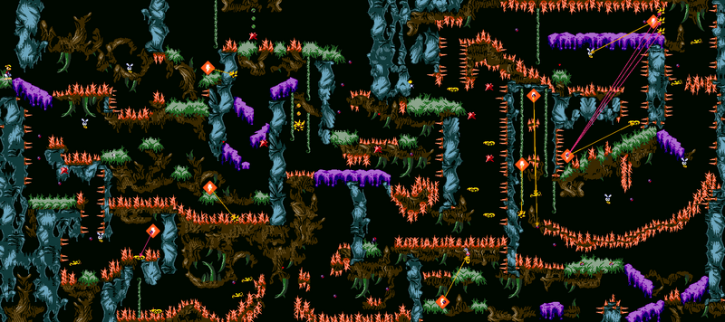 La map de la version Game Boy Color.