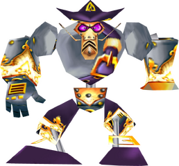 Vue détaillée de la première skin de Henchman 1000 dans Rayman M.