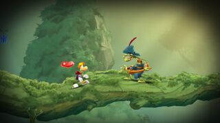 Wędrowniczek w Rayman Legends.