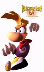 Artwork de Rayman utilisé sur la jaquette de Rayman Rush.