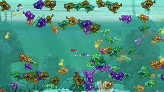 Un groupe de poissons amicaux chanteurs qui apparaissent tout au long de ce monde.
