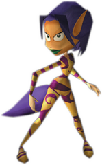 Artwork de Ly, visible dans le manuel de Rayman 2.