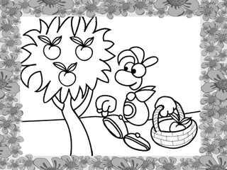 Coloriage de l'activité de dessins.