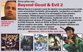 《Jeux Vidéo Magazine》杂志中关于米歇尔·安塞尔与《超越善恶2》的文章。