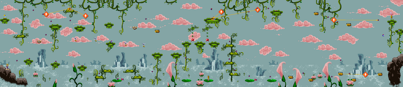 La map de la version Game Boy Color.