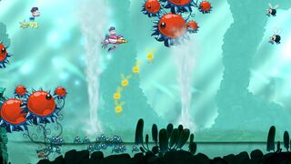 Aparecen géiseres del agua.