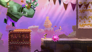 Lucha en plein saut.