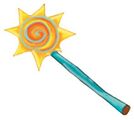 Artwork de baguette magique que l'on pouvait voir sur le site officiel de Rayman.