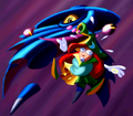 Mr Dark elrabolja Betillát a Rayman-ben.
