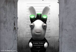 Artwork parodique représentant un Lapin Frarouge.