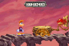 A red button