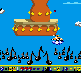 Static wrong notes in the Game Boy Color version of Rayman