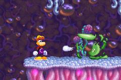 A green slime once defeated.