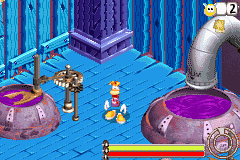 This pillar that has the Heavy Metal Fist can needs to be lowered.