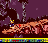 A flame mine about to attack