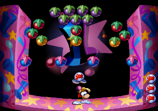 The fifth screen of the Breakout minigame in the Atari Jaguar version
