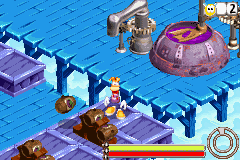 These cogwheels that throw barrels of plum juice need to be destroyed.