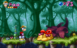 The flower tentacle will get back up after a few seconds from being stunned.