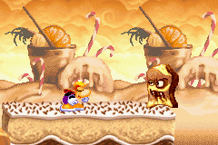 A vampire cake in front of Rayman.
